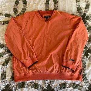 Izod Windbreaker in Vibrant Orange - Size XXL